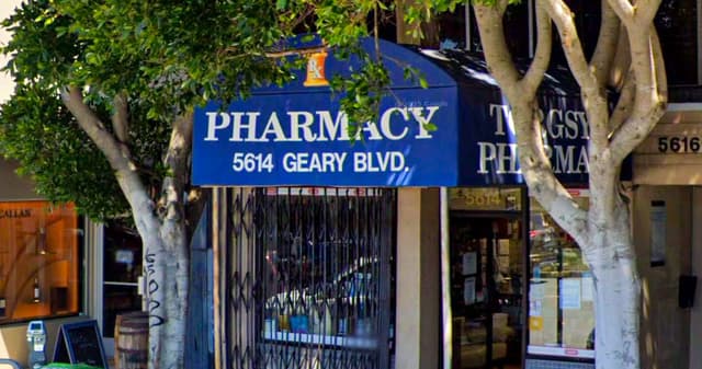 Neatly organized shelves stocked with over-the-counter products.